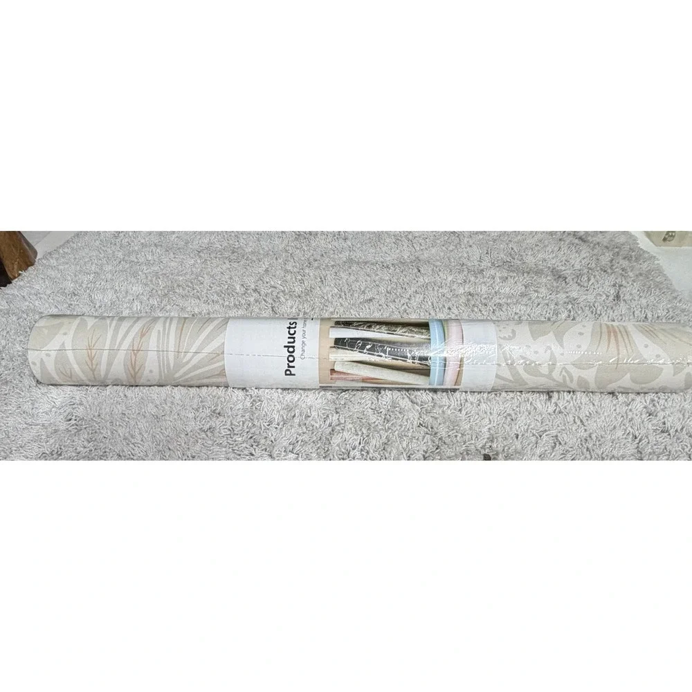 VEELIKE William Morris Neutral Botanical Peel and Stk Wallpaper 17.7x118